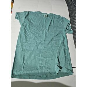 Comfort Colors Heavyweight Garment Dyed T Shirt XL Teal Green Short Sleeve Tee